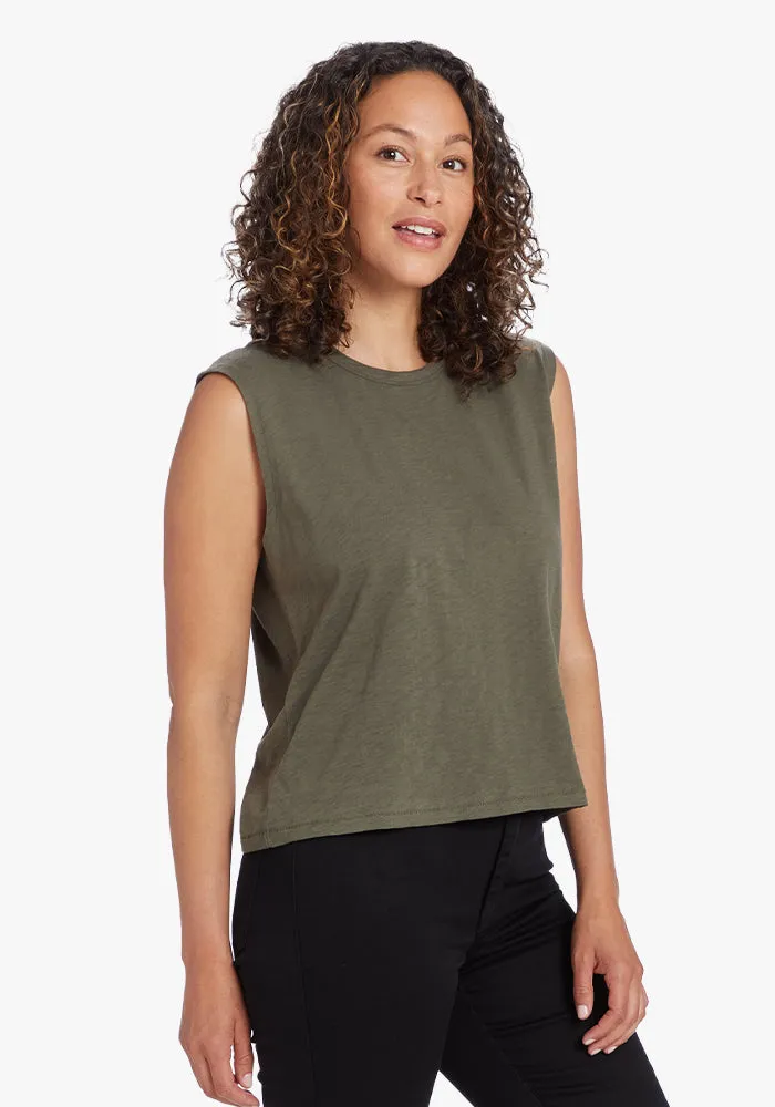 Relaxed Slub Tank sold by Mott & Bow product image thumbnail 4