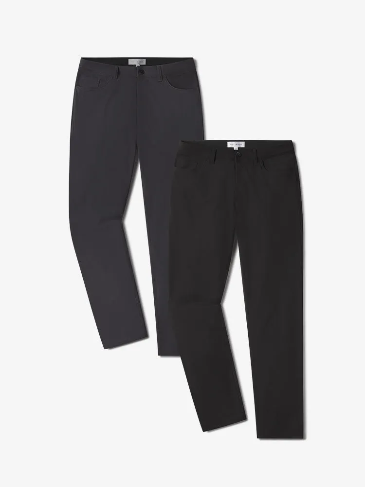 5 Pocket Travel Pants 2-Pack sold by Mott & Bow