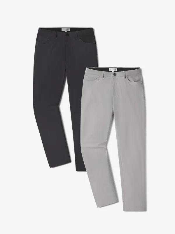 5 Pocket Travel Pants 2-Pack made by Mott & Bow