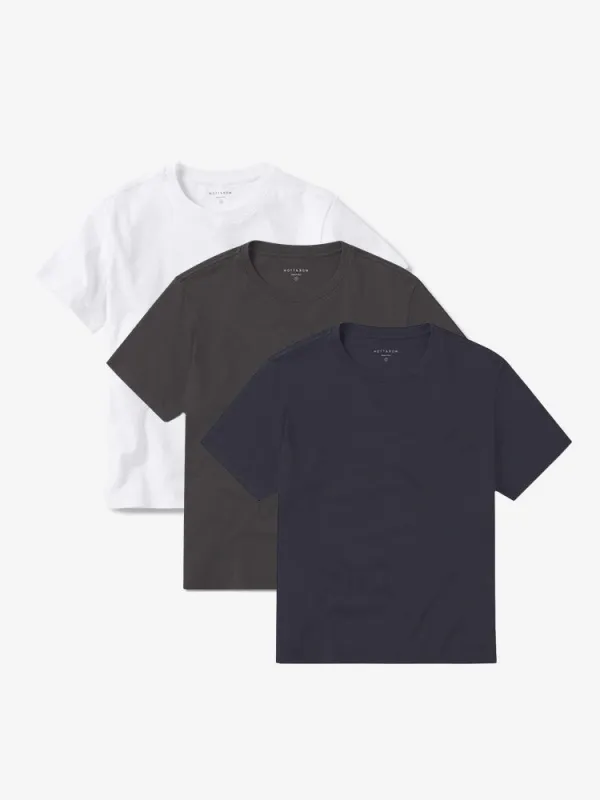 Everyday Cotton Crew Tee 3-Pack sold by Mott & Bow