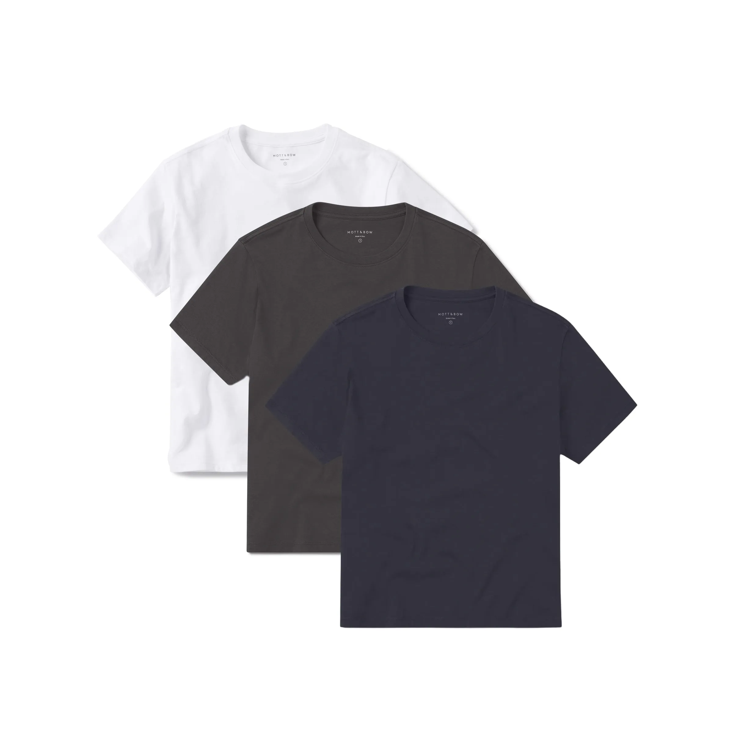 Everyday Cotton Crew Tee 3-Pack sold by Mott & Bow product image thumbnail 3