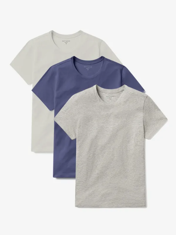 Fitted Crew Marcy 3-Pack sold by Mott & Bow