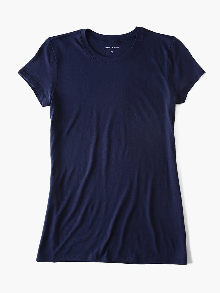 Fitted Crew Marcy Tee sold by Mott & Bow product image thumbnail 2