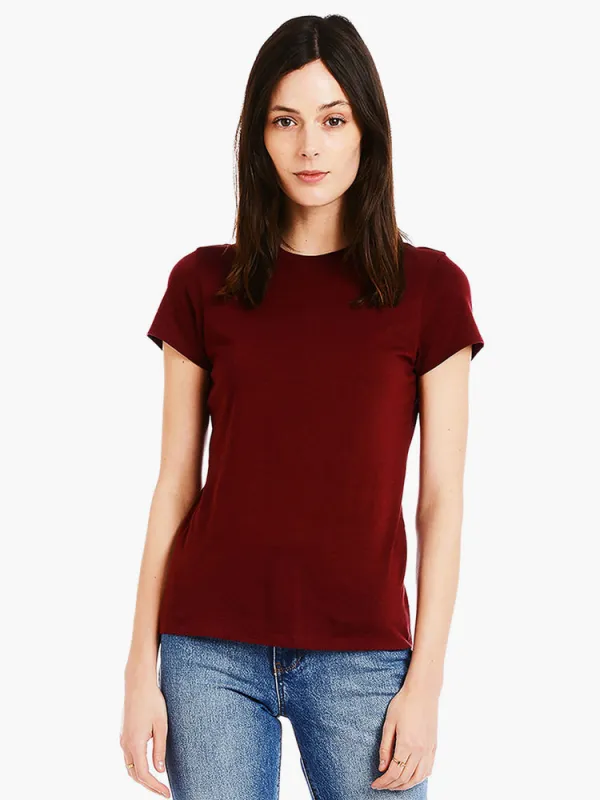 Fitted Crew Marcy Tee made by Mott & Bow