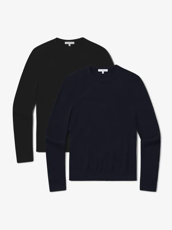 Classic Cashmere Crew Bergen Sweater 2-Pack made by Mott & Bow