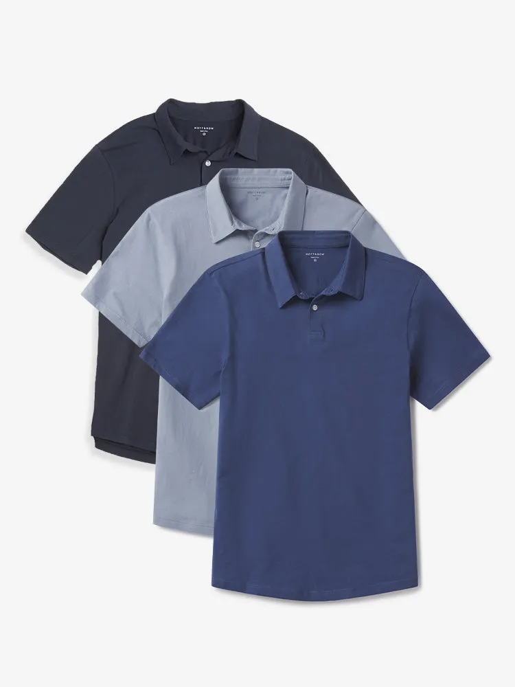Jersey Sueded Polo 3-Pack sold by Mott & Bow product image thumbnail 2