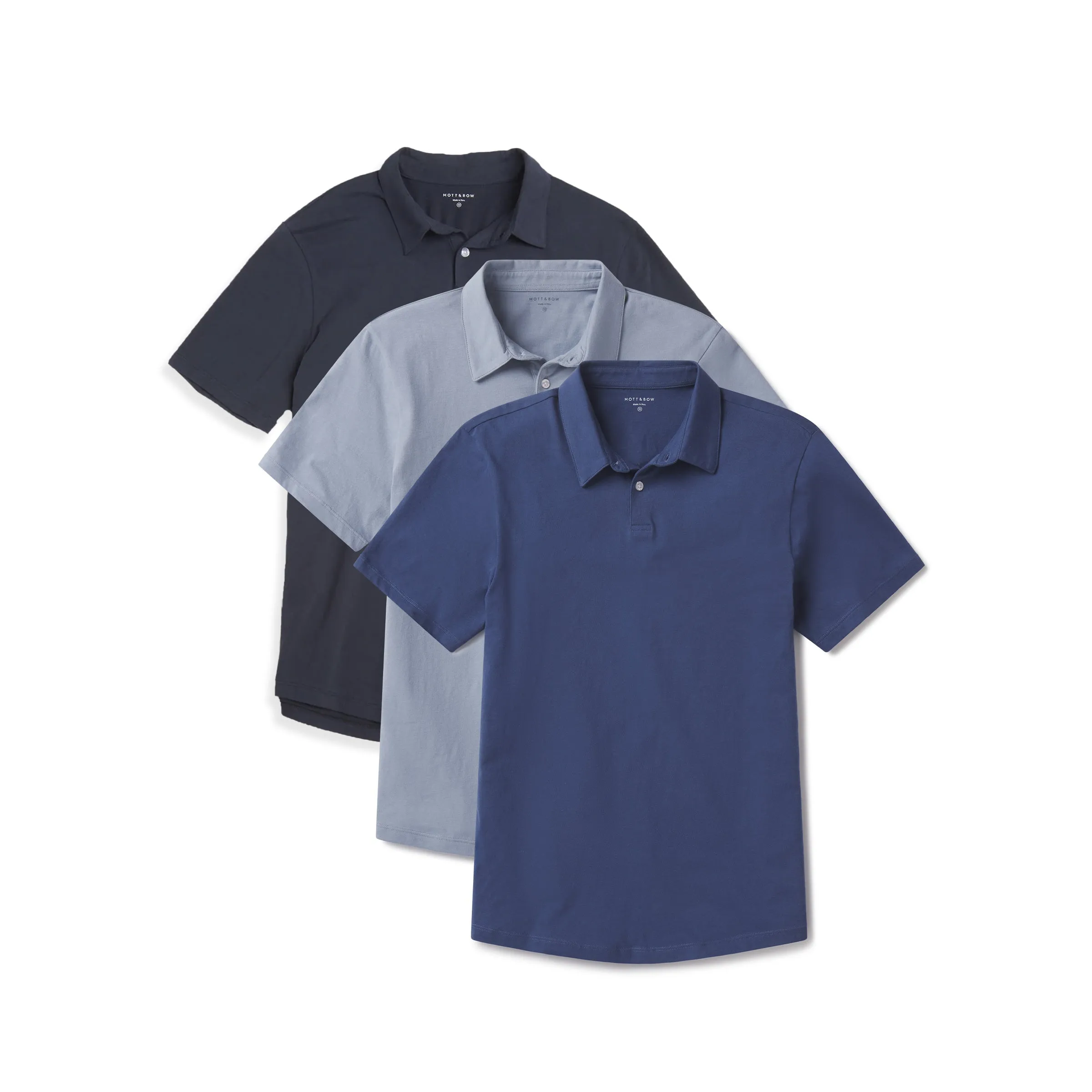 Jersey Sueded Polo 3-Pack sold by Mott & Bow product image thumbnail 3