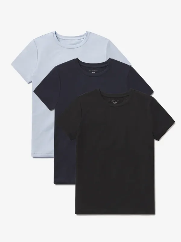 Second Skin Crew Tee 3-Pack made by Mott & Bow