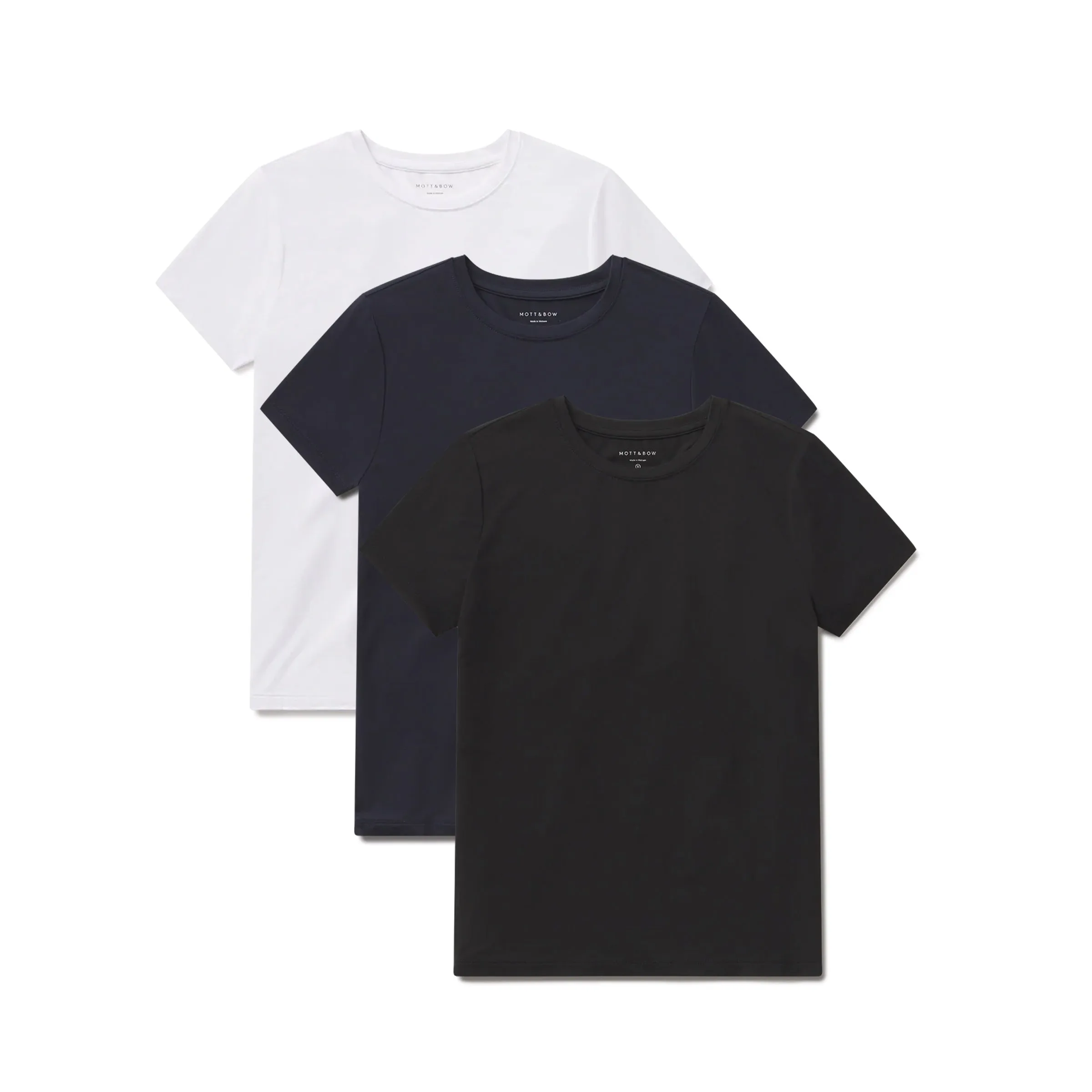 Second Skin Crew Tee 3-Pack sold by Mott & Bow product image thumbnail 3