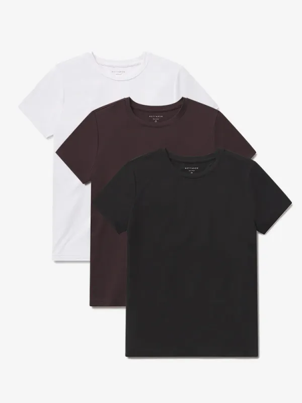 Second Skin Crew Tee 3-Pack made by Mott & Bow