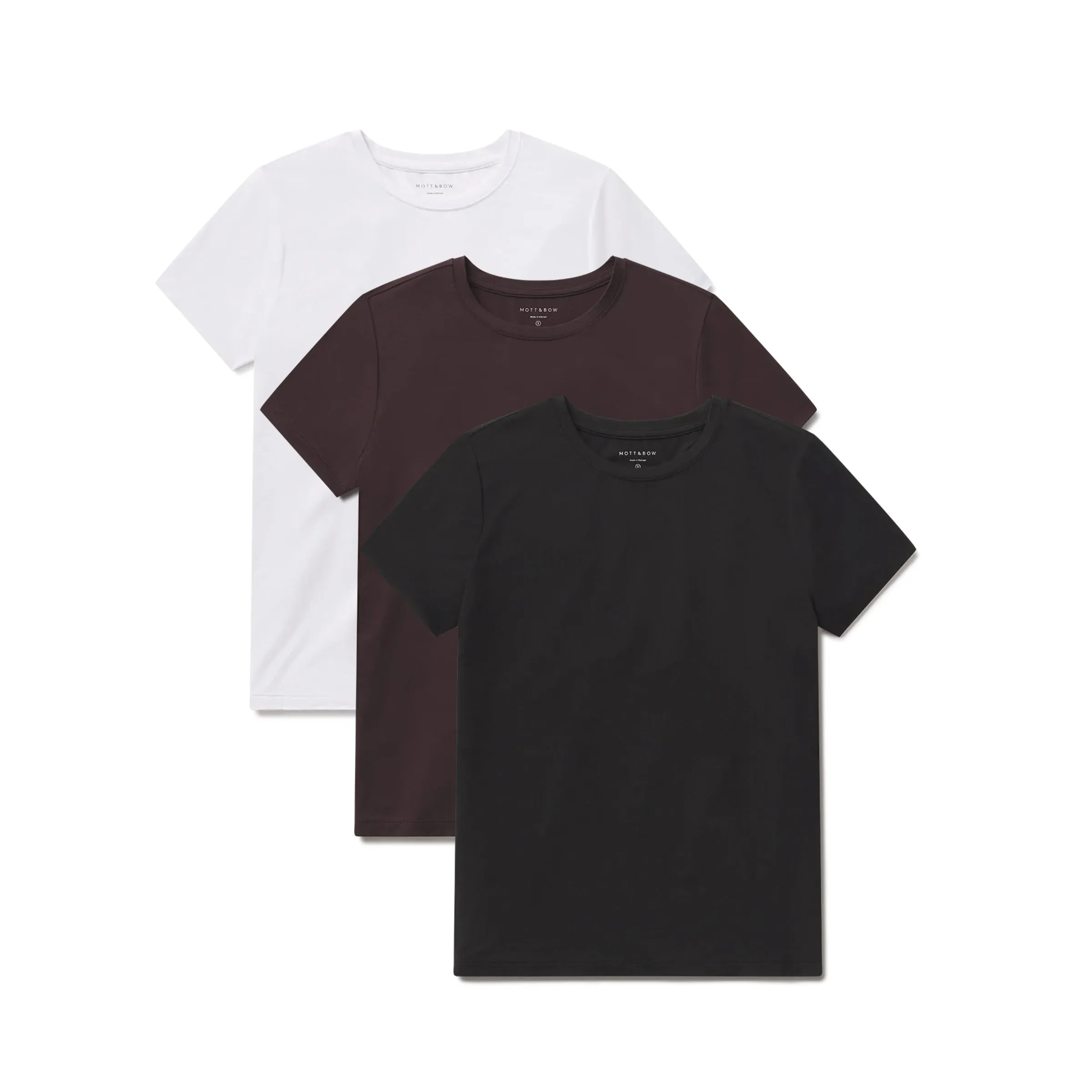 Second Skin Crew Tee 3-Pack sold by Mott & Bow product image thumbnail 3