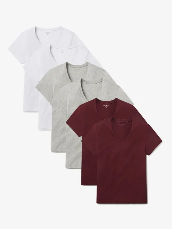 Fitted V-Neck Marcy 6-Pack made by Mott & Bow
