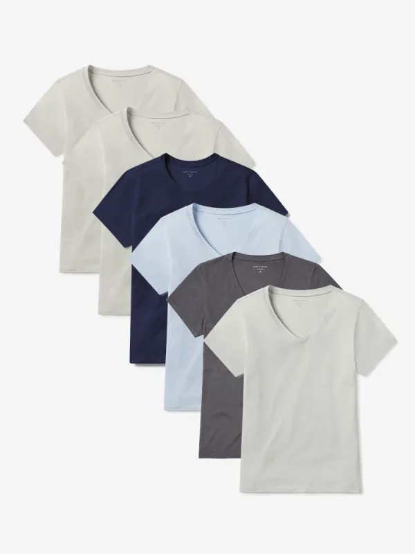 Fitted V-Neck Marcy 6-Pack made by Mott & Bow