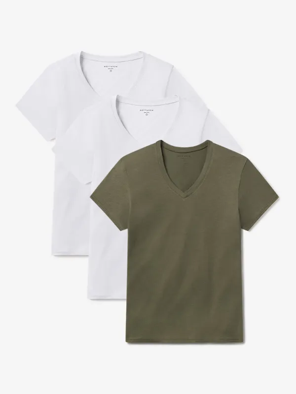 Relaxed V-Neck Marcy Tee 3-Pack made by Mott & Bow
