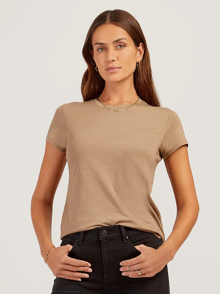 Fitted Crew Marcy Tee - Pre Order sold by Mott & Bow product image thumbnail 3