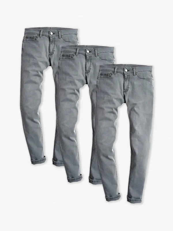 Slim Stone 3-Pack Jeans made by Mott & Bow