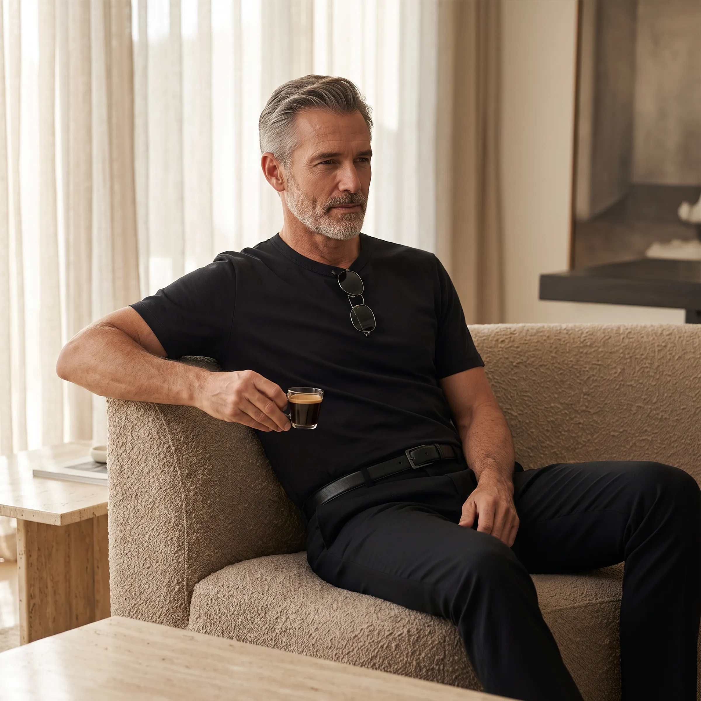 Classic Crew Driggs Tee sold by Mott & Bow product image thumbnail 3
