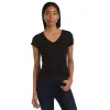 Fitted V-Neck Marcy Tee sold by Mott & Bow