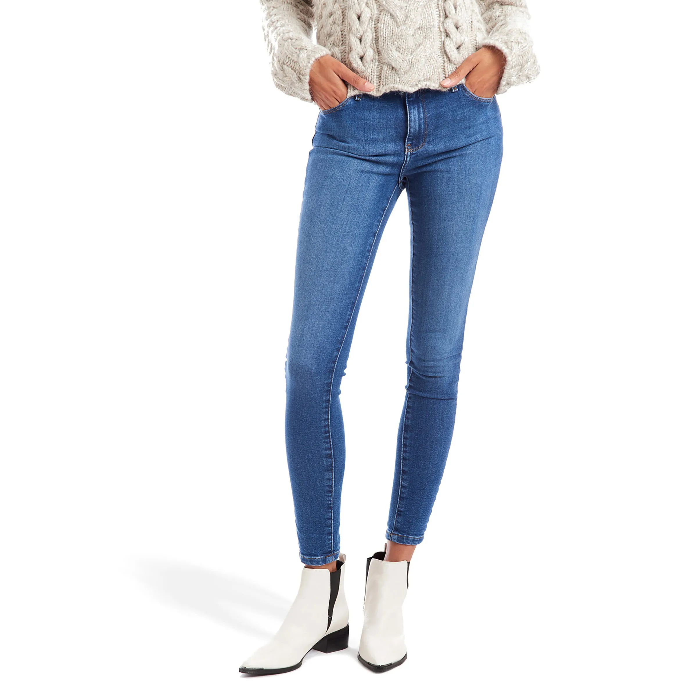 High Rise Skinny Beekman Jeans sold by Mott & Bow product image thumbnail 3