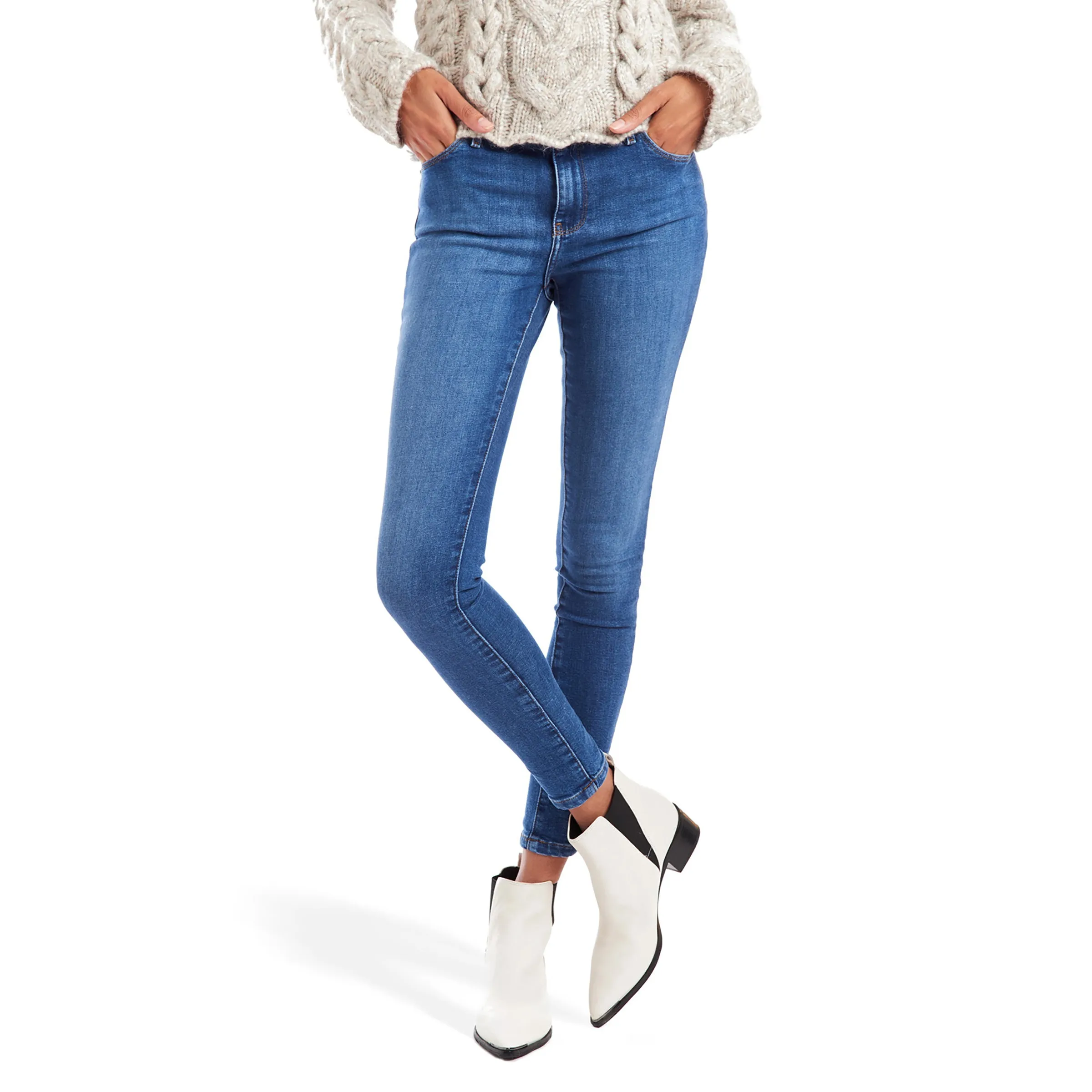 High Rise Skinny Beekman Jeans sold by Mott & Bow product image thumbnail 4