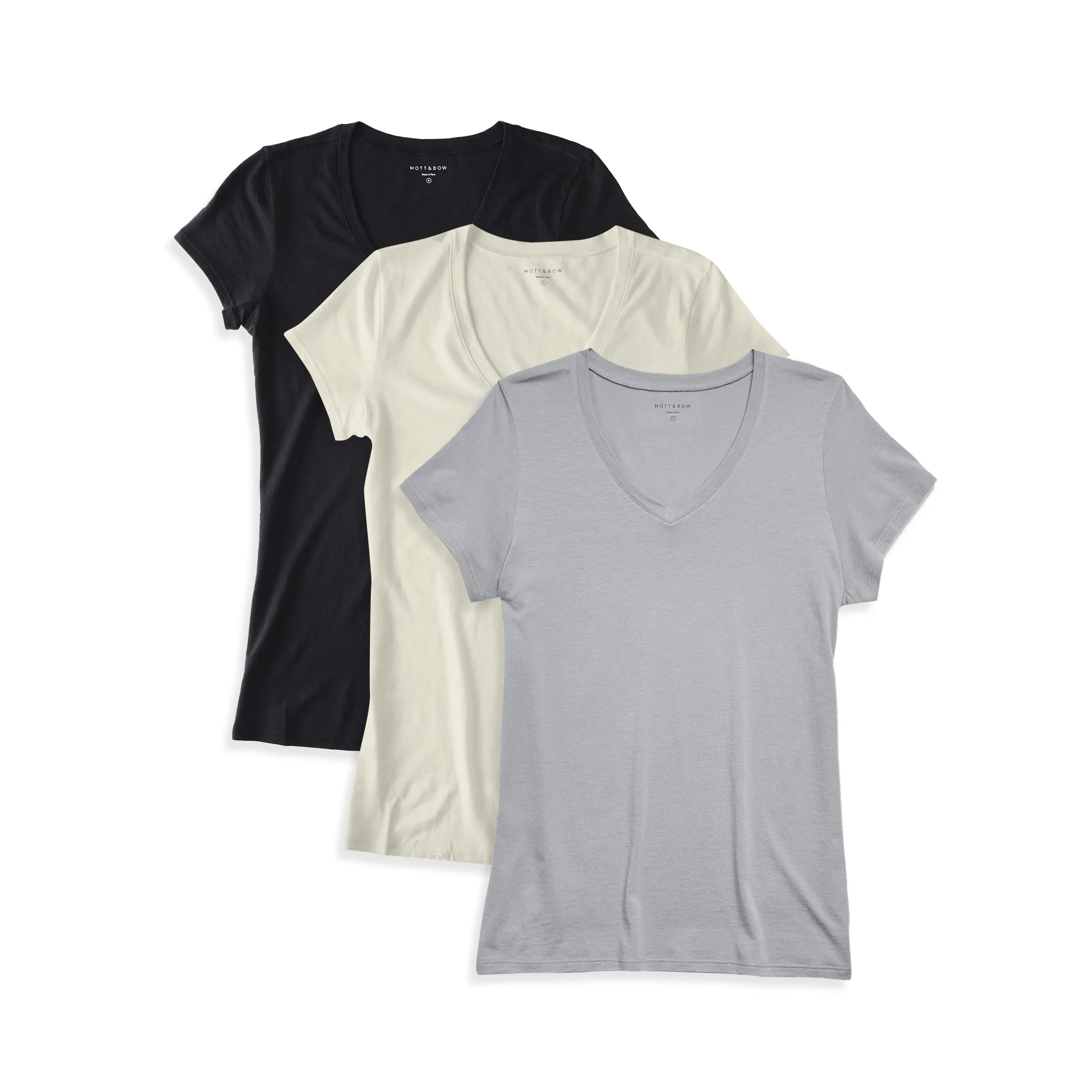 Fitted V-Neck Marcy 3-Pack sold by Mott & Bow