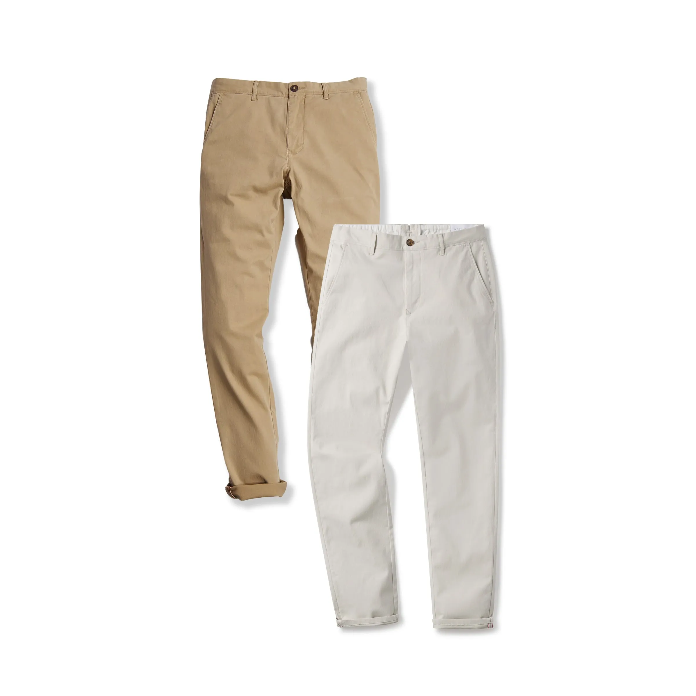 Everyday Comfort Chino Slim Pants 2-Pack sold by Mott & Bow