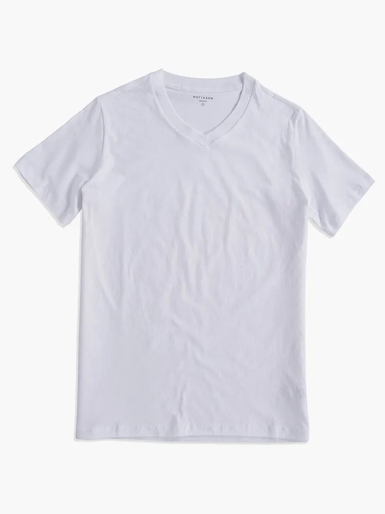 Classic V-Neck Driggs Tee sold by Mott & Bow