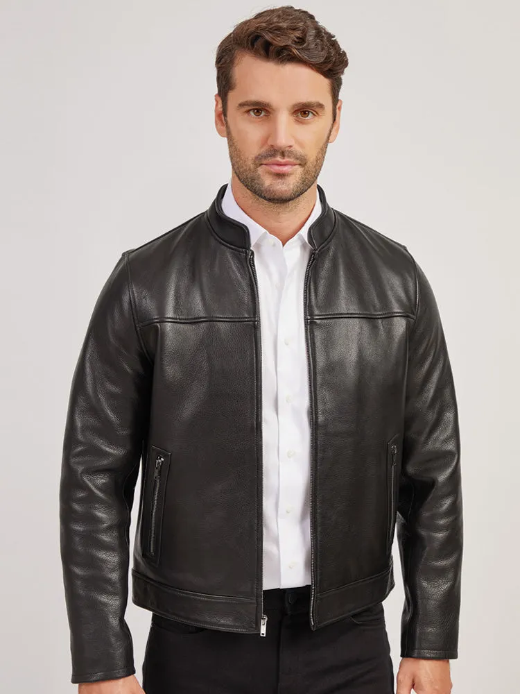 Leather Racer Jacket sold by Mott & Bow
