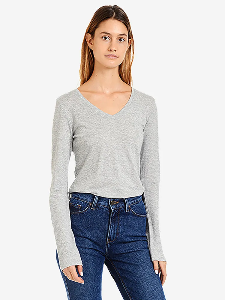 Long Sleeve V-Neck Tee Marcy sold by Mott & Bow product image thumbnail 2