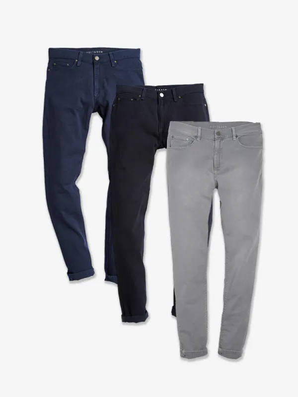 Slim Mercer Jeans 3-Pack sold by Mott & Bow