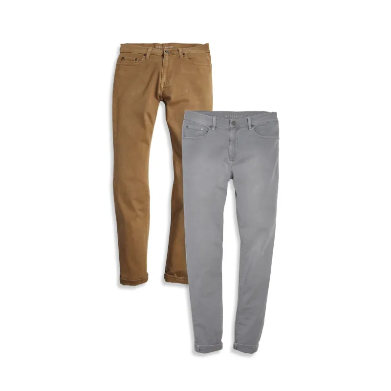 Slim Mercer Jeans 2-Pack sold by Mott & Bow