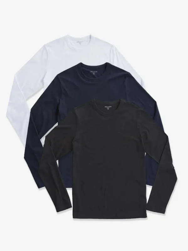 Long Sleeve Crew Tee Driggs 3-Pack sold by Mott & Bow