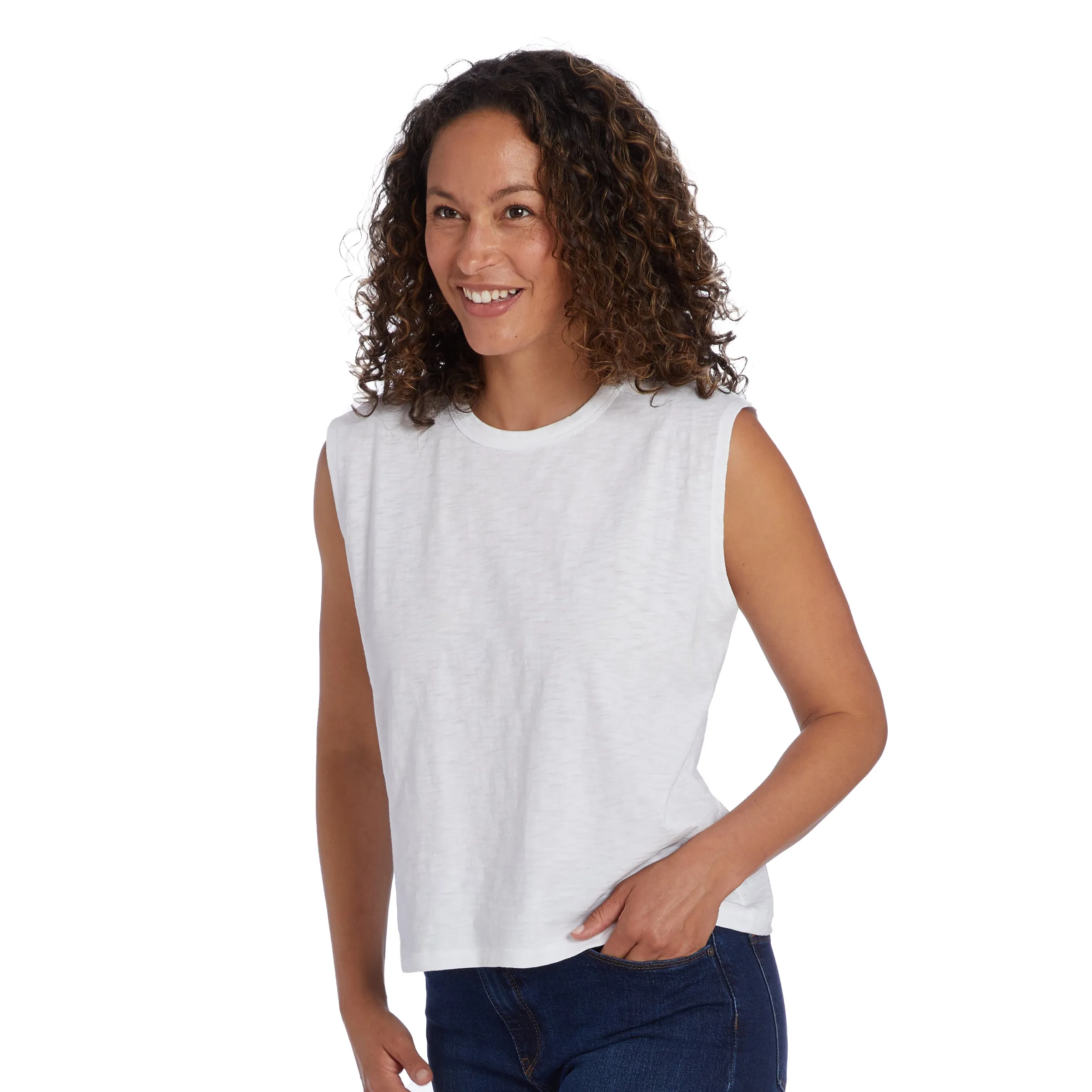 Relaxed Slub Tank sold by Mott & Bow product image thumbnail 4