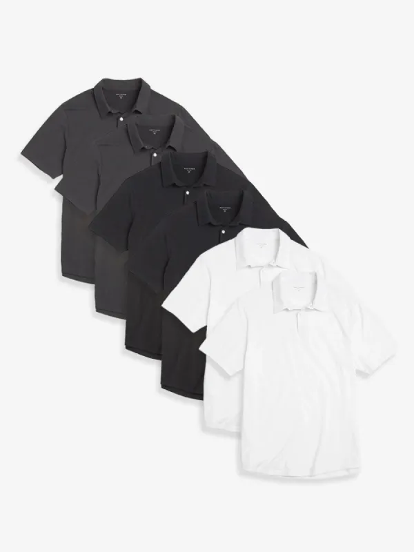 Jersey Sueded Polo 6-Pack sold by Mott & Bow