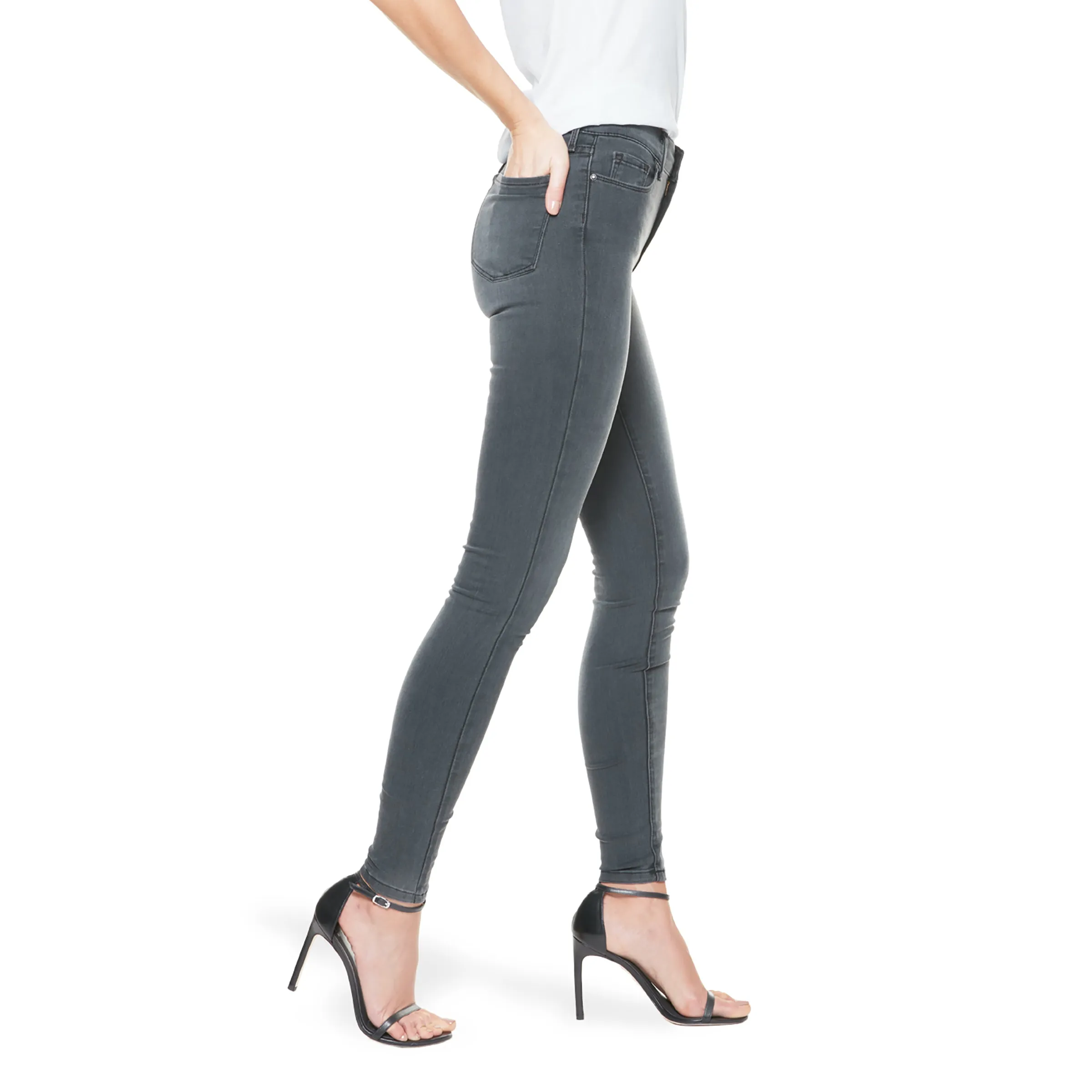 High Rise Skinny Orchard Jeans sold by Mott & Bow product image thumbnail 5