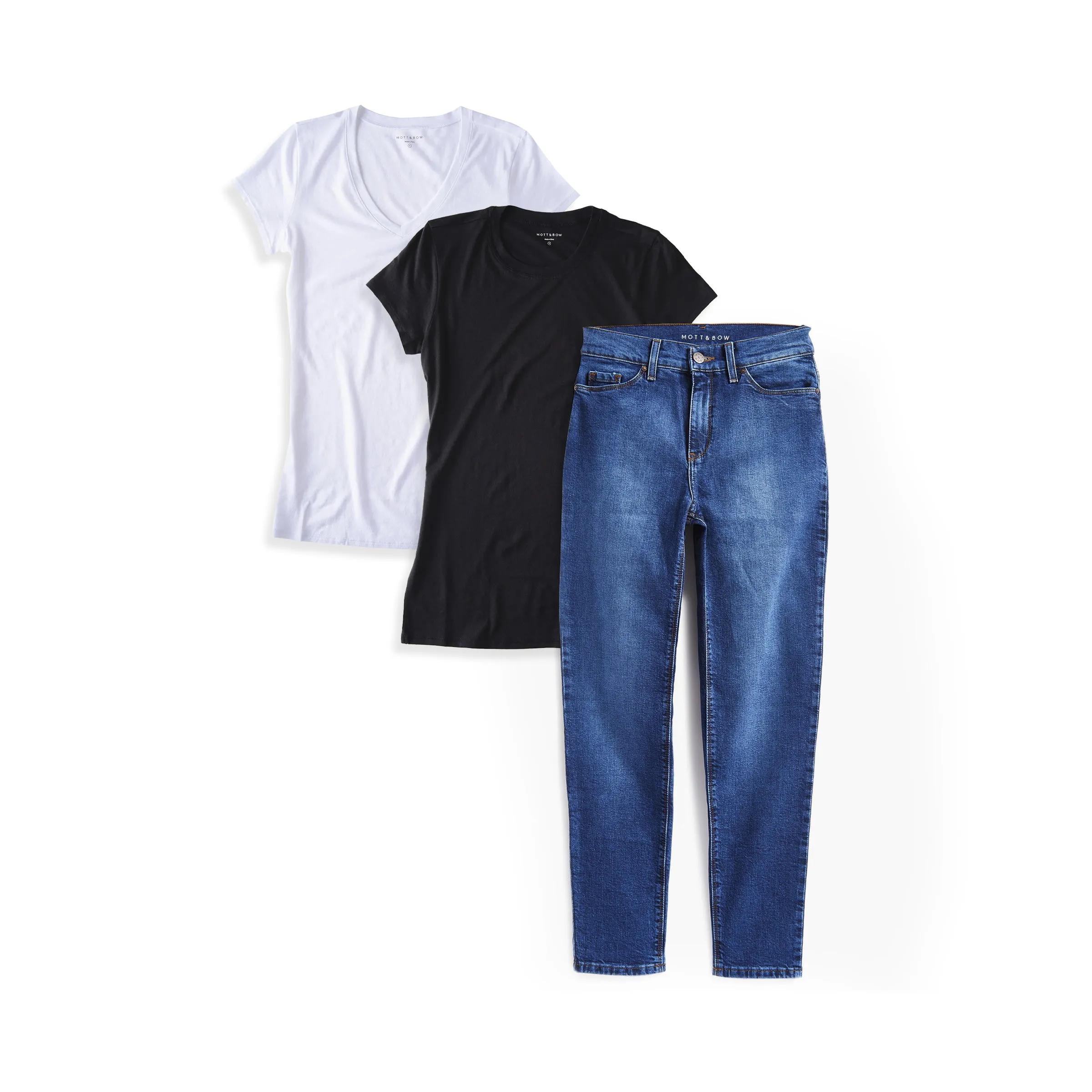 Set 02: 2 Marcy Tees + 1 pair of Jeans sold by Mott & Bow product image thumbnail 3