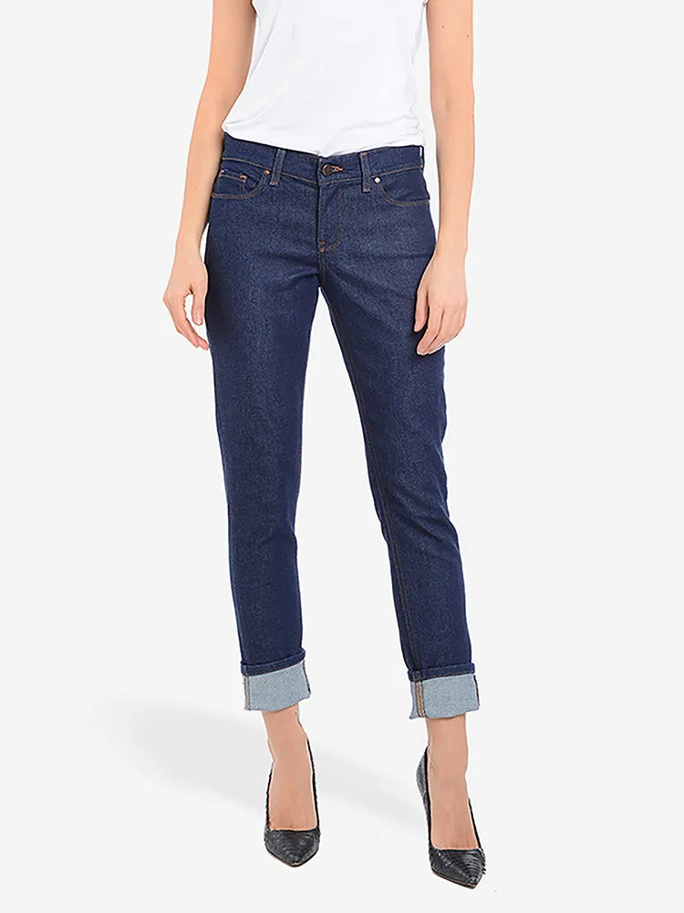 Mid Rise Slim Straight Laight Jeans sold by Mott & Bow