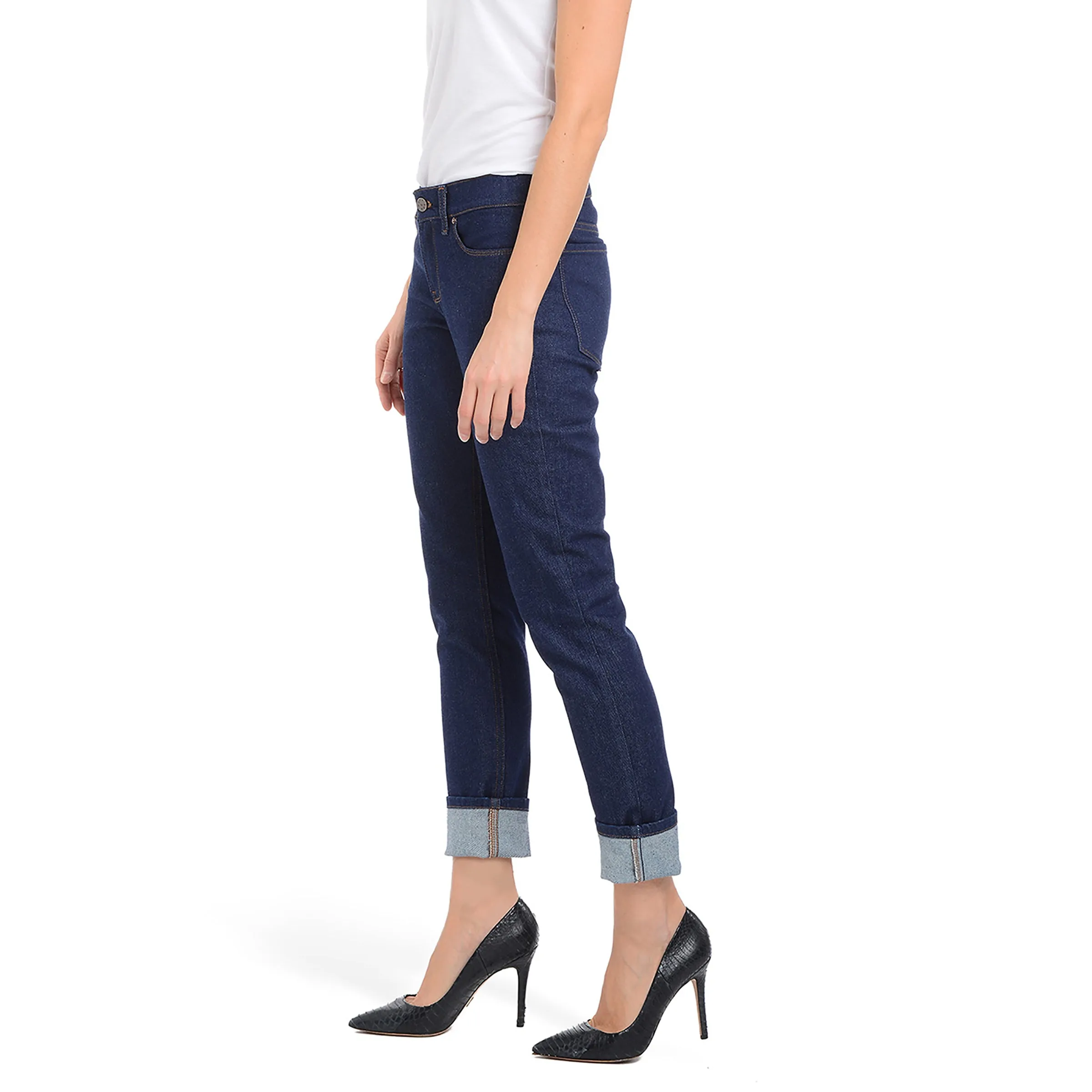 Mid Rise Slim Straight Laight Jeans sold by Mott & Bow product image thumbnail 5