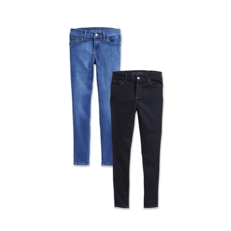 High Rise Skinny Jane 2-Pack sold by Mott & Bow