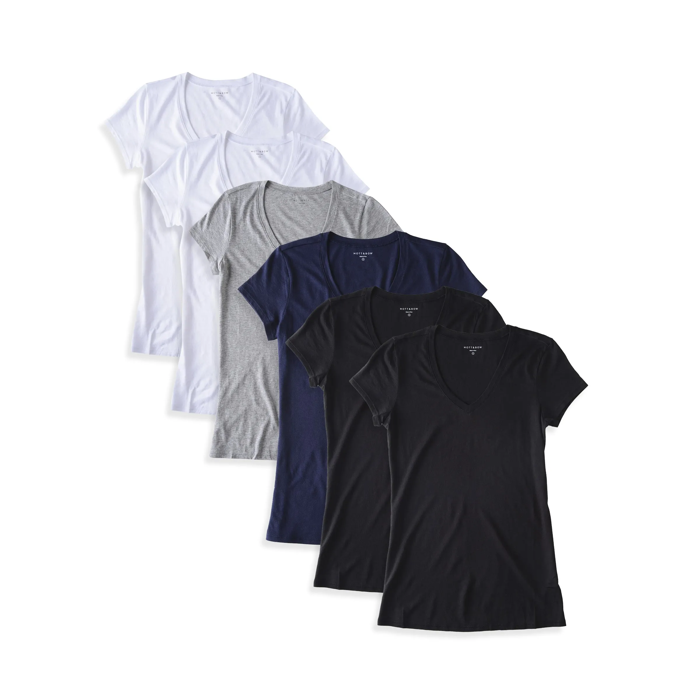 Fitted V-Neck Marcy 6-Pack sold by Mott & Bow