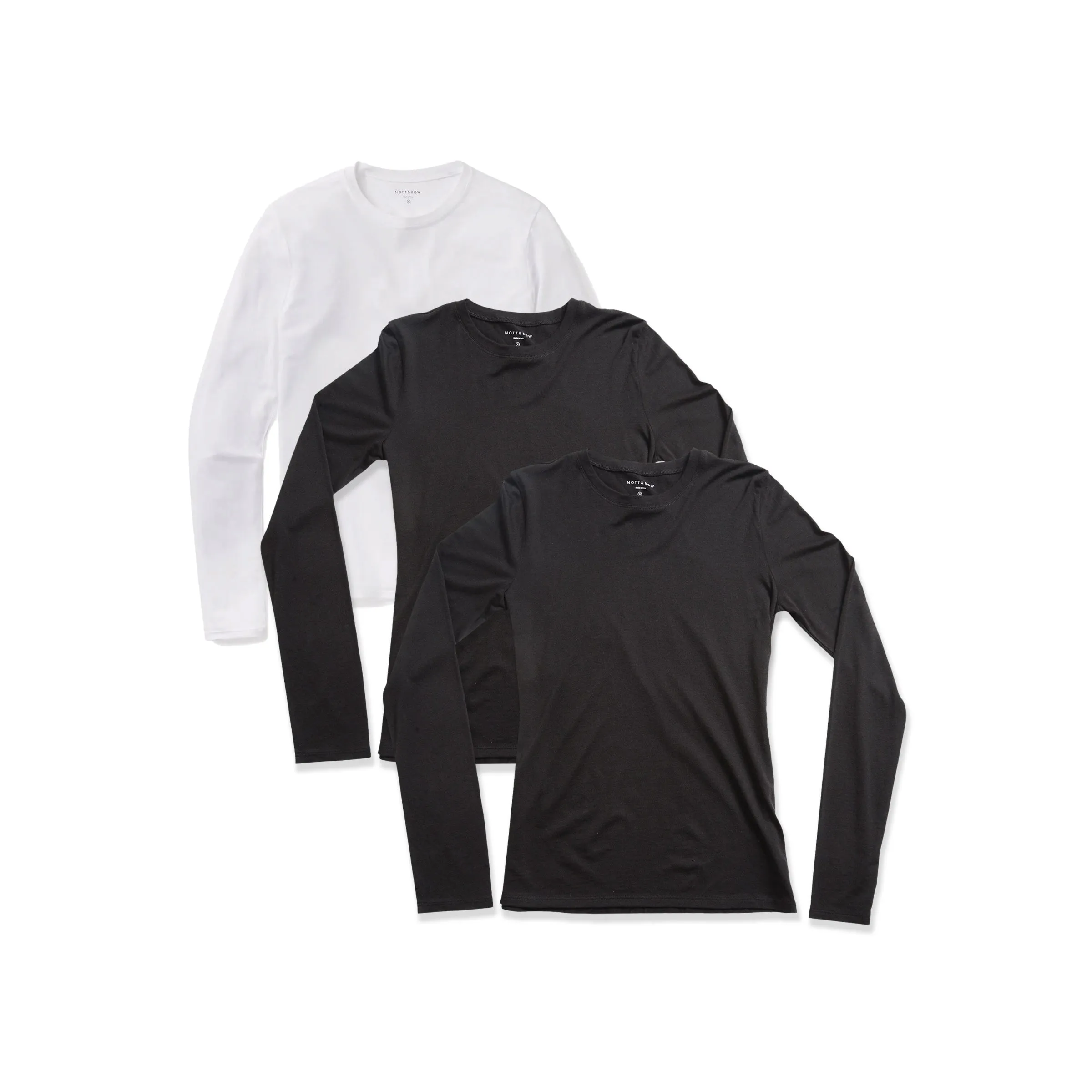 Long Sleeve Crew Tee Marcy 3-Pack sold by Mott & Bow
