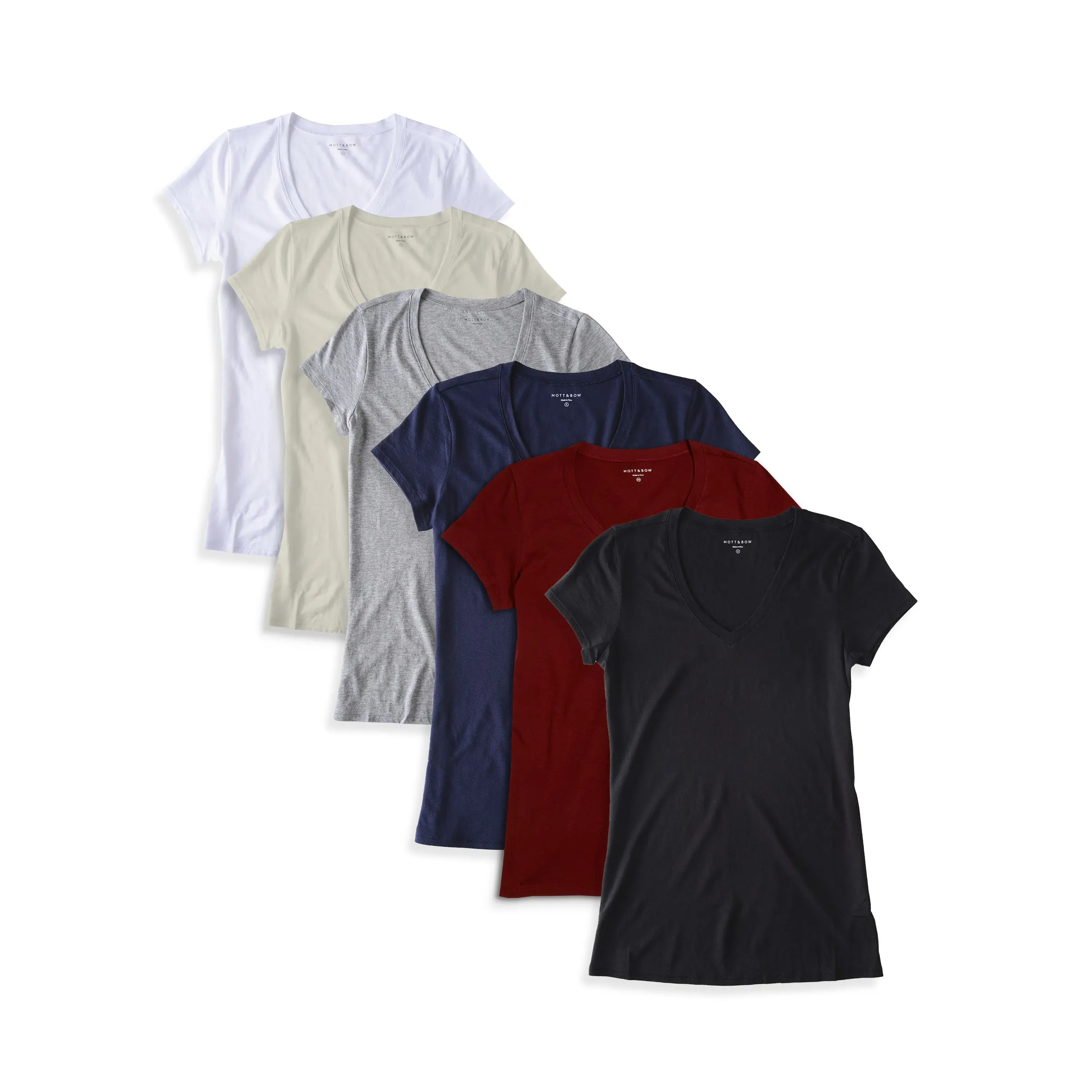 Fitted V-Neck Marcy 6-Pack sold by Mott & Bow