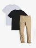 Set 04: 1 pair of Chinos + 2 Driggs Tees sold by Mott & Bow