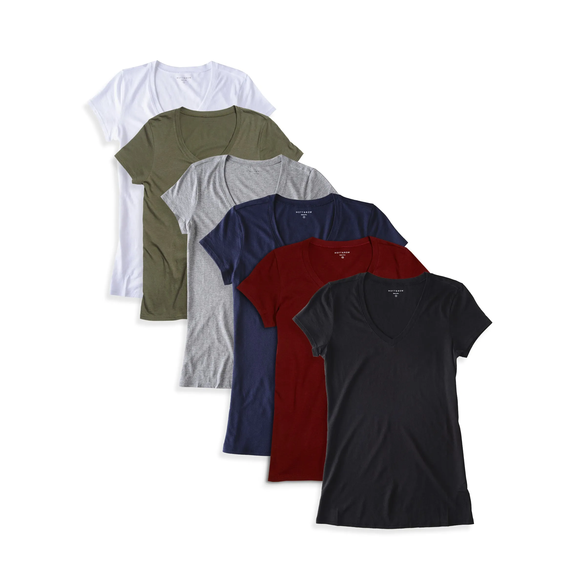 Fitted V-Neck Marcy 6-Pack sold by Mott & Bow