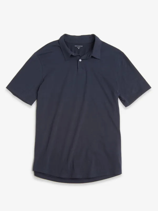 Jersey Sueded Polo sold by Mott & Bow