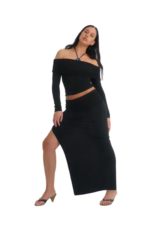 The Maya Skirt - Black sold by Millie Jane