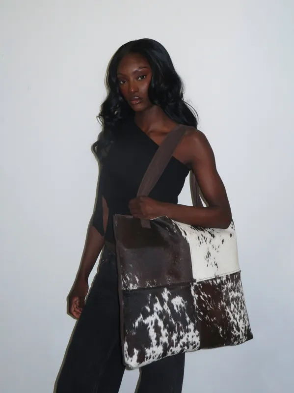 XL Cow Hide Tote Bag sold by Millie Jane