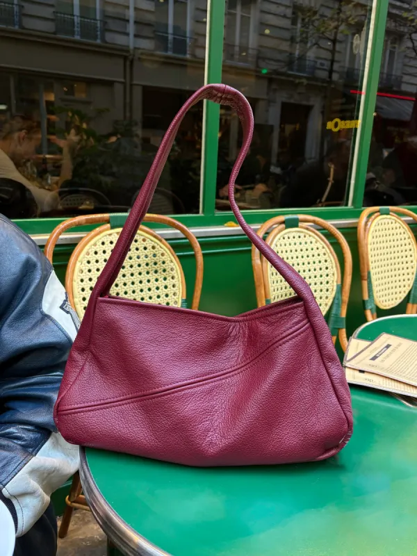 Oblique Bag - Oxblood sold by Millie Jane