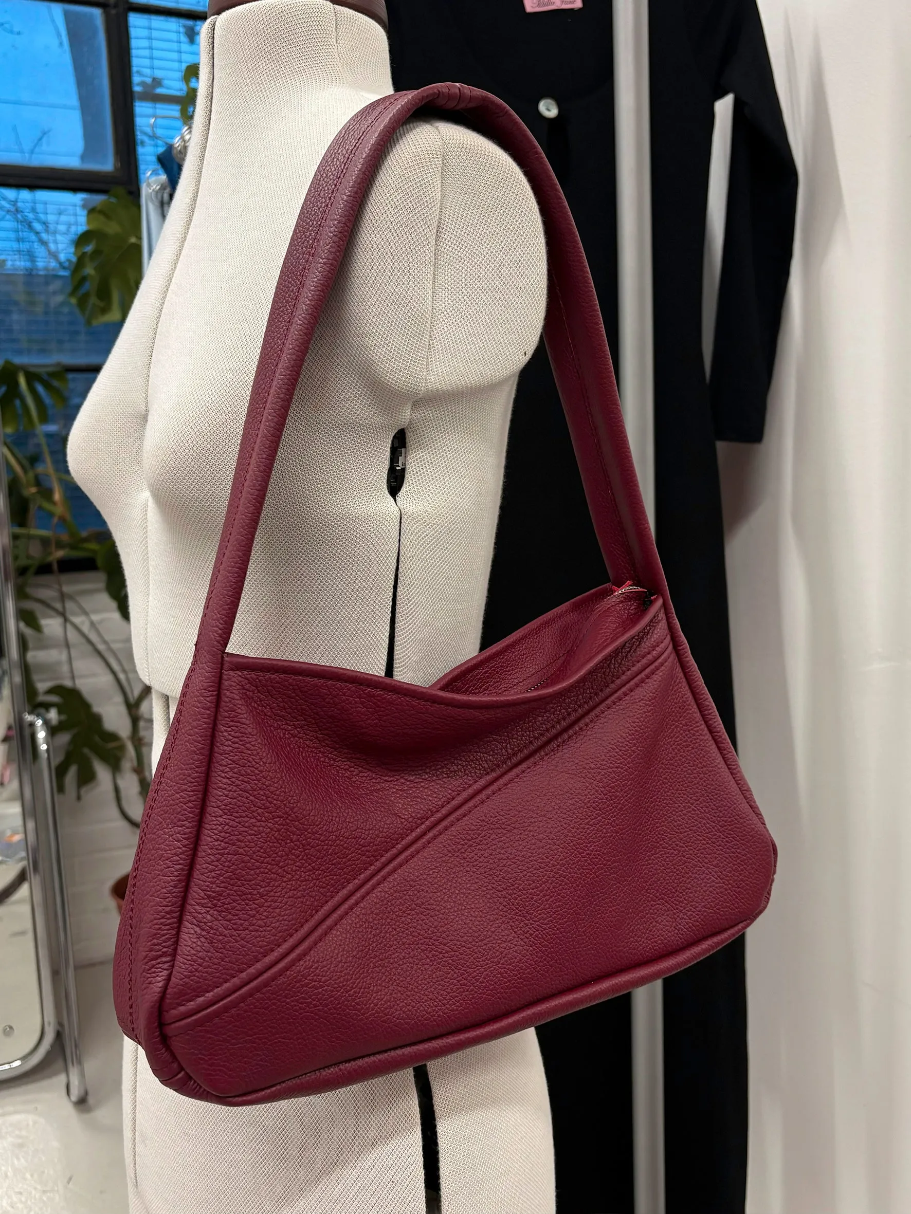 Oblique Bag - Oxblood sold by Millie Jane product image thumbnail 3
