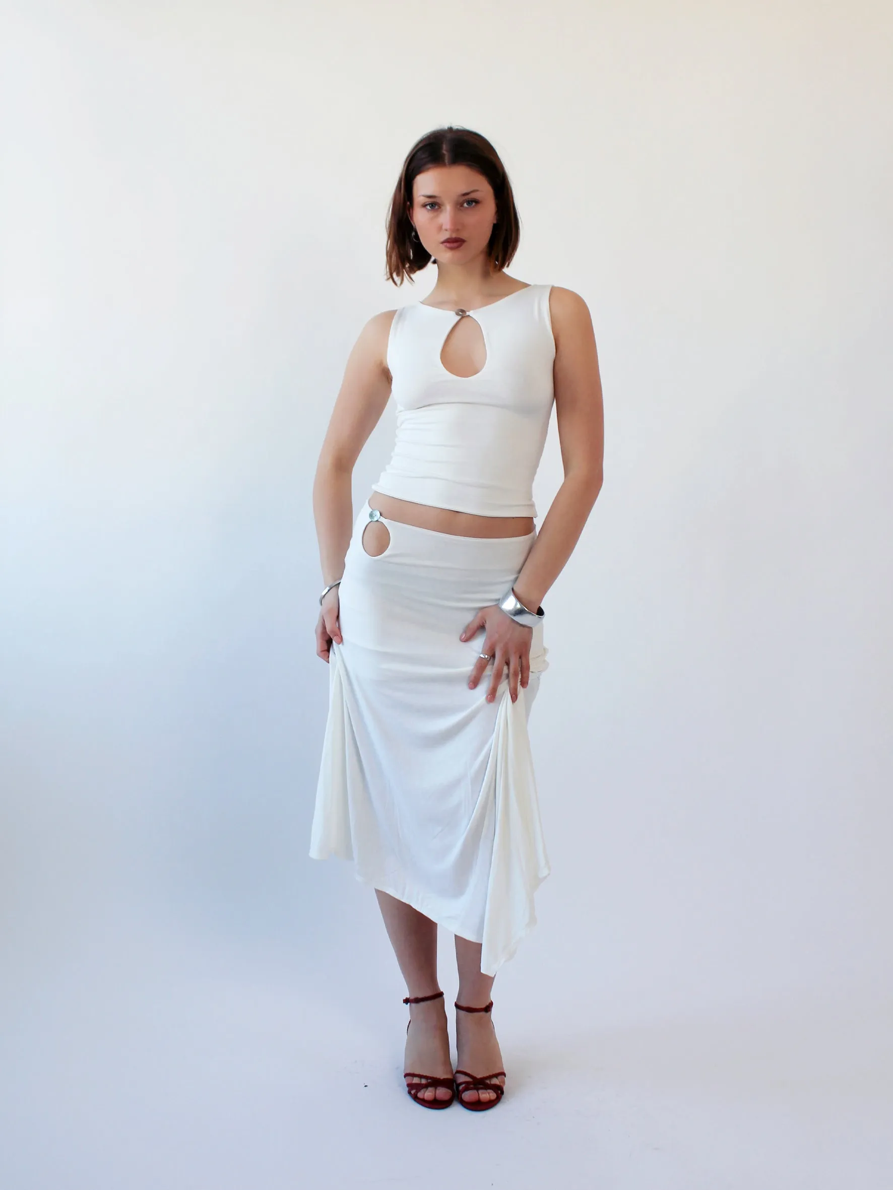 Key Hole Tank - Ivory sold by Millie Jane product image thumbnail 2